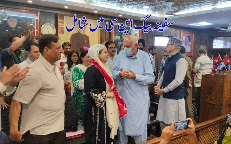 ڈی ڈی سی کی سابق چیئرپرسن سفینہ بیگ نیشنل کانفرنس میں شامل